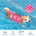 thumbnail image 2 of Dogcheer Chaleco Salvavidas Para Perros Lindo Chaleco Salvavidas Para Perros De Sirena Para Nadar, Navegar Con Flotabilidad Superior Y Mango De Rescate, Chaleco De Natación Ajustable Para Cachorros, C, 2 of 5