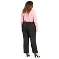 thumbnail image 2 of Avenue Women's Plus Size Cool Hand Straight Leg Pant, 2 of 2