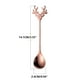 thumbnail image 2 of Cuchara de reno de acero inoxidable 304, cuchara para café, cuchara para mezclar, cuchara para helado de postre, regalo de Navidad. Cuchara de reno de acero inoxidable, portátil, plegable,, 2 of 8