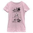 thumbnail image 1 of STAR WARS Three Stacks Girls Short Sleeve Tee Shirt, Light Pink, X-Large, 1 of 4