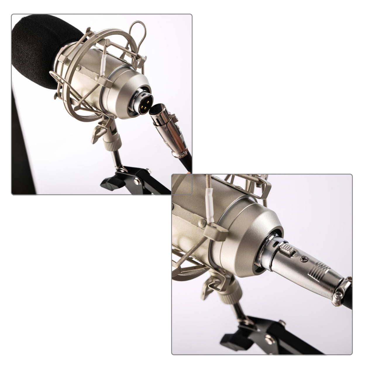 Technical Pro Cardioid Condenser Microphone Studio Kit for Recording and Broadcast