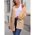 thumbnail image 5 of Weardear Women's Open Front Lightweight Cardigan Long Sleeve Button Down Loose Outwear, 5 of 6