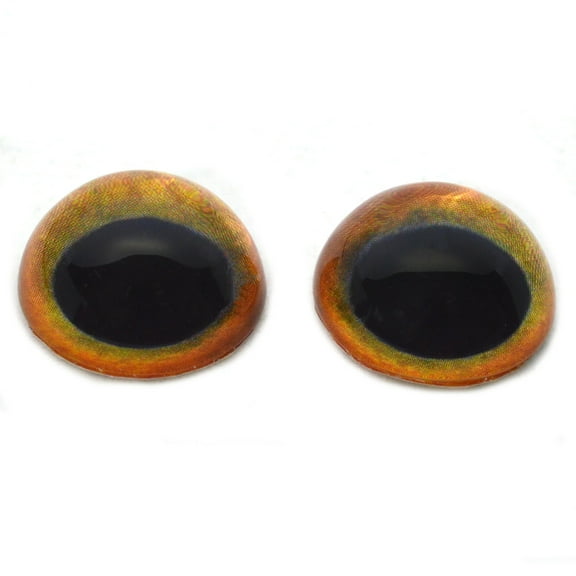 High Domed Great Horned Owl Glass Eyes