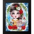 thumbnail image 2 of A Beauty and her Beast 15x18 Black Modern Framed Museum Art Print Titled - Sheena Pike Art And Illustration, 2 of 5