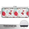 thumbnail image 5 of Kitchen Rugs Sets Of 2,Pioneer Flower Floral Print Pattern Anti Fatigue Kitchen Mat Rugs Non Slip Washable,Decorative Kitchen Floor Mats for Kitchen,Sink,Laundry,17"x47"+17"x47", 5 of 5