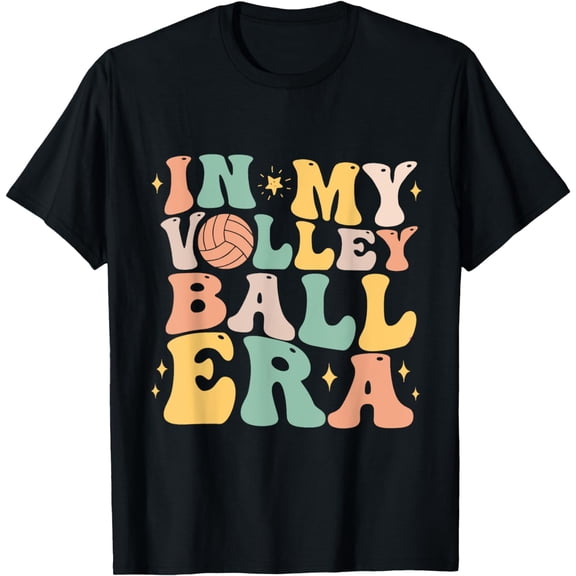 In My Volleyball Era Funny Beach Volleyball Sport Game Day T-Shirt mens t shirt,black,women,funny,misfits,men,journey,t-shirt