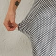 thumbnail image 4 of Sonducket Legging de yoga de cintura alta para mujer, pantalón deportivo, pantalón elástico de Fitness L Pijama Amarillo XL, 4 of 6