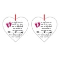 thumbnail image 1 of Xihbxyly Ofertas Por Menos de 10 Dolares Adorno Conmemorativo con Forma de Ángel En Forma de Corazón para Colgar En La Pared, 1 of 2
