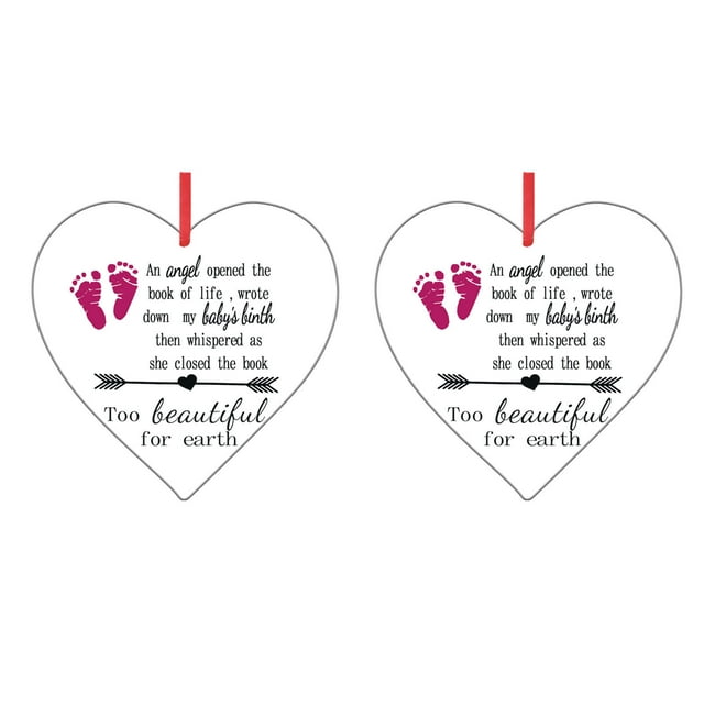 Xihbxyly Ofertas Por Menos de 10 Dolares Adorno Conmemorativo con Forma de Ángel En Forma de Corazón para Colgar En La Pared