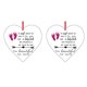 thumbnail image 1 of Ganfancp En Forma de Corazón Ángel Ornamento Colgante Decoraciones Conmemorativas 2X Colgante, 1 of 2