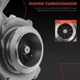 thumbnail image 5 of A-Premium Low Pressure Complete Turbo Turbocharger Kit, with Gasket, Compatible with Ford F-250 F-350 F-450 F-550 Super Duty 2008-2010, 6.4L, Replace# 8C3Z-6K682-BARM, 5 of 9