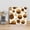 Orange, variant on Purple Geometric Wall Art Painting on Canvas, Gold White Hexagon Modern Canvas Art Home Prints Wall Art Framed Modern Artwork for Living Room Bedroom Wall Decor 16x16in