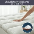 thumbnail image 4 of Somerset Home Down Mattress Topper - King 4-Inch Duck and Goose Feather Bed with Cotton Mattress Topper Cover (White), 4 of 10
