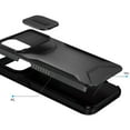 thumbnail image 5 of For iPhone 12/12 Pro Case Rugged Side Grip Sliding Lens Cover + Tempered Glass, 5 of 5