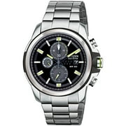Citizen CA0428-56E Men's AR 2.0 Drive Collection Black Dial Eco-Drive Chronograph Steel Watch