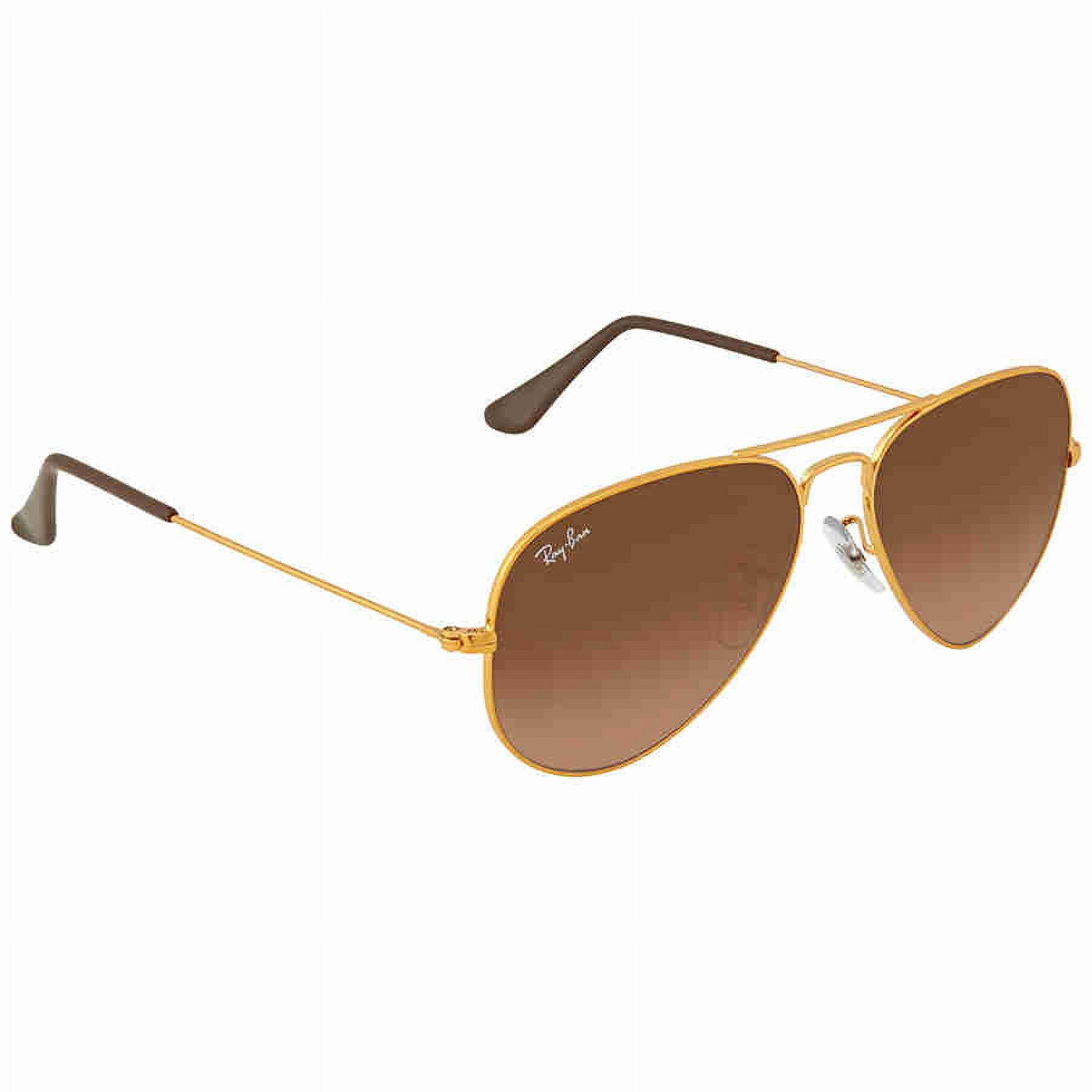 Ray Ban Pink-Brown Gradient Aviator Sunglasses
