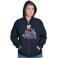 thumbnail image 4 of Popeye Olive Oyl Lovers in Virginia Zip Up Hoodie Men's Women's Brisco Brands S, 4 of 6
