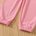 thumbnail image 5 of ZACPNCV Toddler Girls Boys Solid Cotton Harem Pants Summer Baby Basic Loose Long Bloomer Trouser Elastic Pants Pink 6-12 Months, 5 of 9