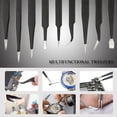 thumbnail image 3 of Precision Anti-Static Stainless Steel 9 in 1 Tweezers Kit Set For Electronics/Jewelry-Making/Laboratory Work/Hobbies, 3 of 8