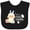 AB-Black, variant on Inktastic My 1st Easter with Cute Lamb and Easter Eggs Boys or Girls Baby Bib