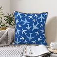 thumbnail image 6 of Kll Airplanes In The Sky Decorative Throw Pillow Covers Velvet Soft For Couch Sofa Bedroom Living Room Outdoor -20"X20", 6 of 8