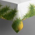 thumbnail image 5 of Meery Christmas Rectangle Tableclothes Xmas Tree Green & Red Tablecloth 60x102inch Polyester Happy Holiday Waterproof and Reusable Tablecloths for Dining Kitchen Parties Weddings and Outdoor Use, 5 of 5
