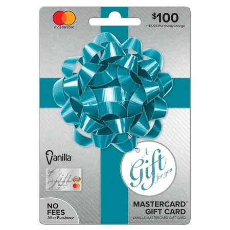 Vanilla Mastercard $100 Party Bow Gift Card