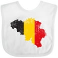 thumbnail image 3 of Inktastic Belgian Map Flag Boys or Girls Baby Bib, 3 of 4