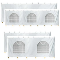 TentandTable Standard Sidewall Kit for 7 ft Sides, White, 15 ft x 30 ft