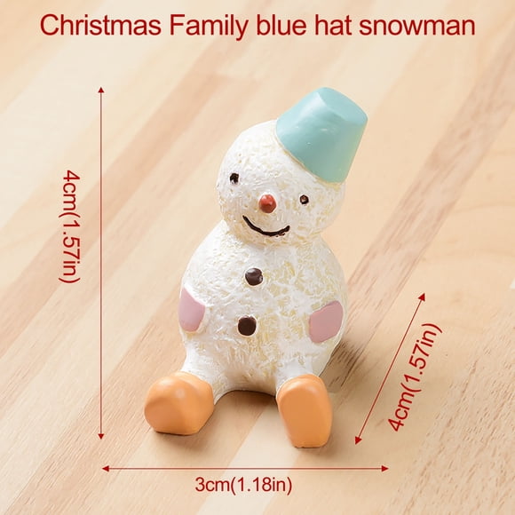 Adornos de Decoración artesanal Xihbxyly Papá Noel resina