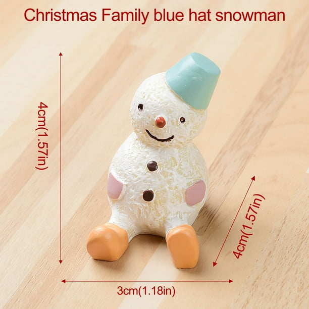 Adornos de Decoración artesanal Xihbxyly Papá Noel resina
