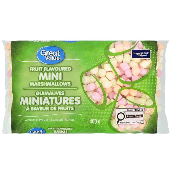 Great Value Fruit Flavoured Mini Marshmallows