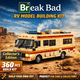 thumbnail image 1 of Break Bad Kit de Construcción Modelo RV, Kit de Bricolaje de Plástico ABS de 360 Piezas, 1 of 7