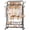 Black, variant on Enogets Heavy Duty Double Rod Garment Rack, Rolling Clothing Racks for Hanging Clothes with Shelves & Wheels, Black