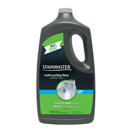 STAINMASTER Multi-Surface Floor Cleaner Solution Refill Jug, Citrus Scent, 64 FL