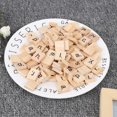 thumbnail image 1 of Bloque De Letras Herramientas De Aprendizaje Alta Jugabilidad Práctica De Madera Para Niños De Estudio Regalo Para Niños ANGGREK Arte y Manualidades, 1 of 8
