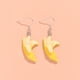 thumbnail image 5 of Y comida y juguetes simulados, pendientes mini plátano, pendientes corazón para niñas infantiles, 5 of 7