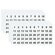 thumbnail image 2 of Combination Number Stickers | 1 Inch Adhesive Labels 1-50 | Multi-Color White Black Red Orange Yellow Blue Green | Paper Material | 10 Sheets | Decorative Numbering Stickers, 2 of 6