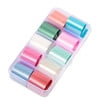 thumbnail image 2 of 1 Box Starry Sky Nail Foil Sticker Candy Nail Transfer Sticker Color Nail Shimmer Transfer Sticker Manicure Decorations Holographic Nail Paper Decals, 2 of 9