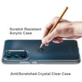 thumbnail image 5 of Clear Case for Motorola Edge 30, Aquaflex Semi-Flexible TPU [Shock Absorbing] Transparent Phone Cover for Moto XT2203 Series, 5 of 5