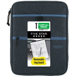 かにページ Five Star Slim Zipper Binder, 1 1/2