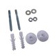 thumbnail image 5 of Kit de montaje para baños, pernos de tornillo, kits de fijación para lavabos, tornillos resistentes, fácil instalación, pernos de repuesto, fijación, 08 cm x 78 cm, 5 of 8