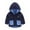 Navy, variant on Piuwrlz Winter Long Sleeve Jacket Children Girls Coat Tops Plush Sweaterjacket Blue Size 4 Years