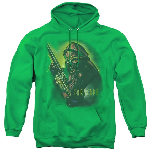 Farscape D'Argo Warrior Adult Pullover Hoodie Sweatshirt Kelly Green
