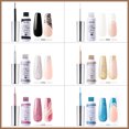 thumbnail image 5 of Gellen Gel Liner Nail Polish, 6 Colors Gold Sliver Pink Glitter Nail Art Gel Nail Polish Set, Gel Polish Soak Off UV Cure Gel Built Thin Nail Brush Valentine's Day Gifts for Women, 5 of 9