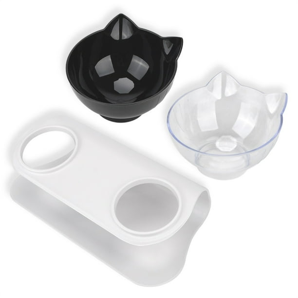 Cuenco de mascotas antideslizante 15 ° inclinada comida para beber agua Contenedor con protección elevada Protección Protección Piel de plumas Alimentación de animales pequeños animales 2 tazón tipo 6 Advancent PT000726-06