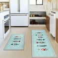 thumbnail image 2 of Fish Kitchen Mat Set of 2 Non Slip Kitchen Runner Rug Throw Rugs Indoor/Outdoor Floor Mat for Home Kitchen-17"X30"+17"X47" inches, 2 of 6