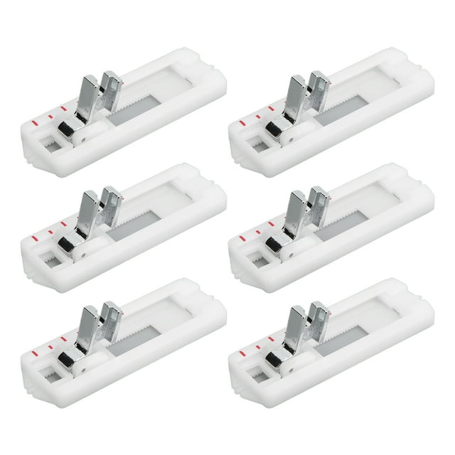 Prensatelas para ojales, resistente, duradero, brillante, resistente al óxido, accesorios para máquinas de coser domésticas, 6 uds.