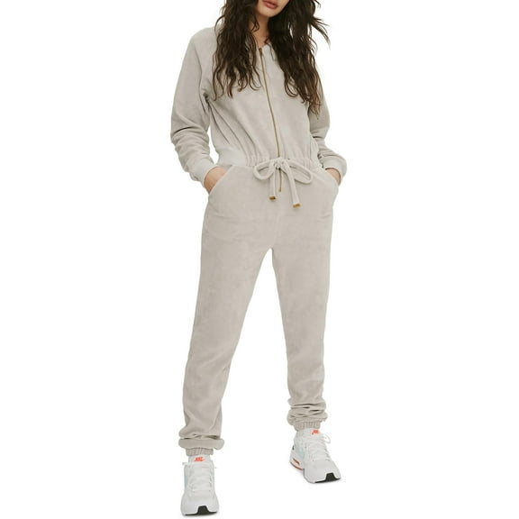 Eleven Paris Cotton Velour Jumpsuit High Rise S