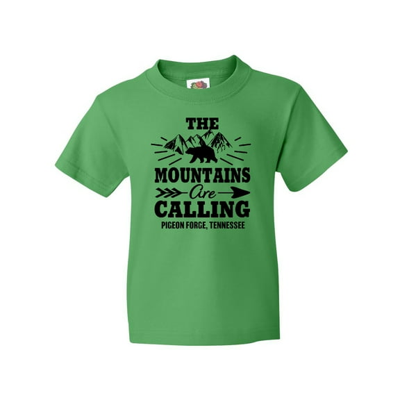 Inktastic Pigeon Forge Tennessee the Mountains Are Calling Youth T-Shirt